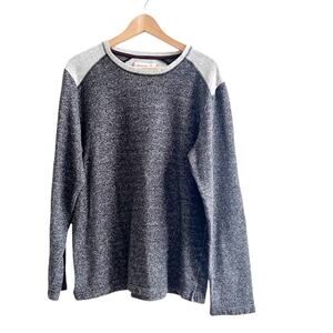 Tommy Bahama Men’s Marled Charcoal & Gray Pullover Size Large Activewear